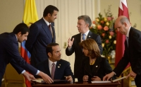Colombia y Qatar suscriben instrumentos de cooperaci&oacute;n