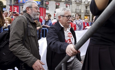 CCOO y UGT dicen en la marcha del 1 de mayo que &eacute;ste es "el a&ntilde;o del cambio"