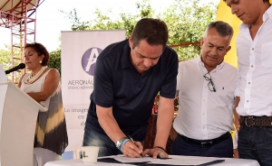 Inauguran primeras obras de aeropuerto de In&iacute;rida