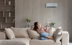 Correcto uso de aire acondicionado, beneficio y frescura en la billetera